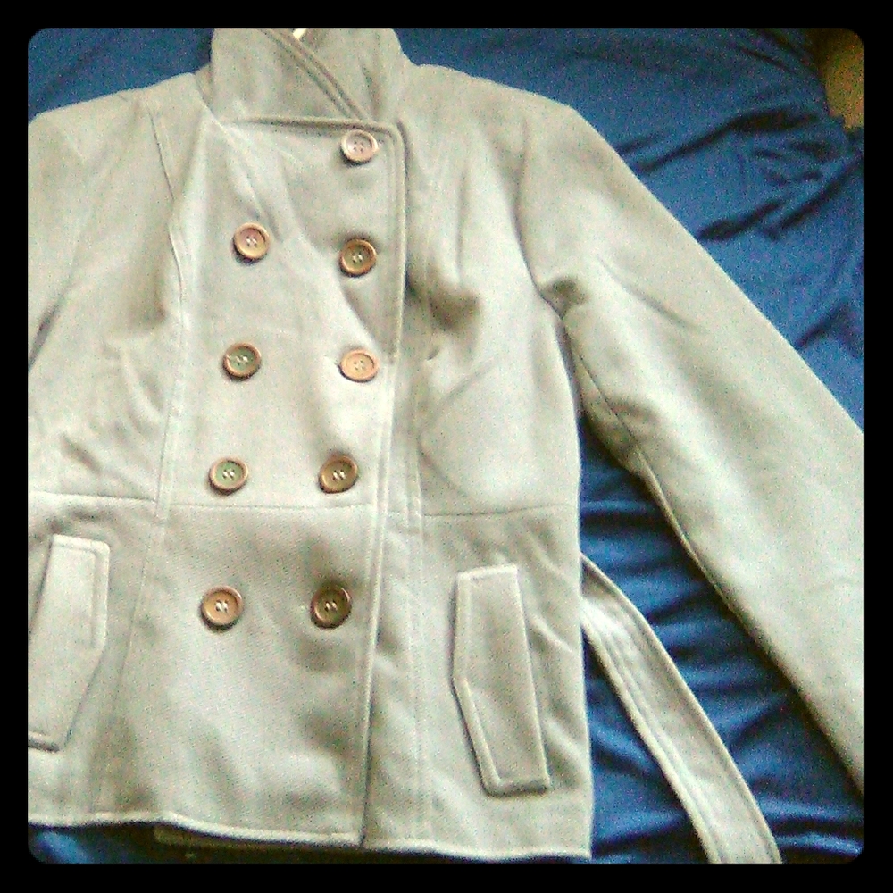 Paris Blues(Smoke grey) pea coat